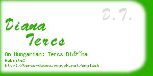 diana tercs business card